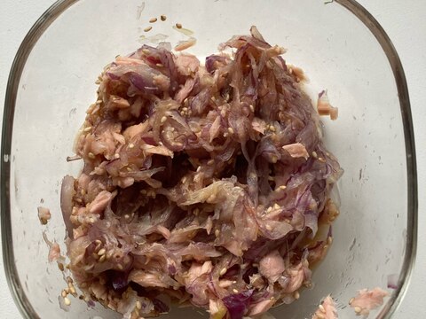 紫玉ねぎとツナの簡単サラダ★